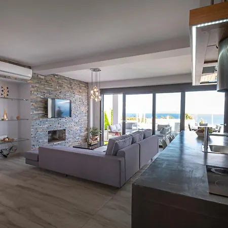 Bellevue Villas With Private Pool Chaniotis Extérieur photo