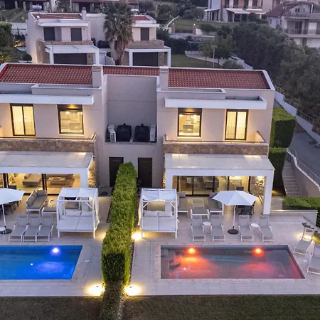 Bellevue Villas With Private Pool Chaniotis Extérieur photo